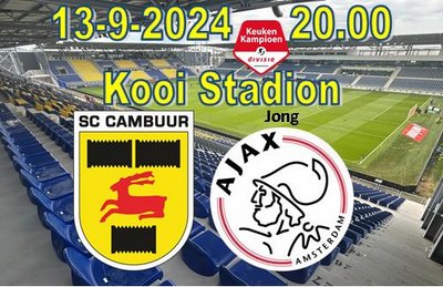 Het nieuwe Kooi Stadion kan weer geen overwinning vieren van SC Cambuur