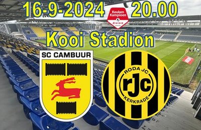 Weer geen winst in het Kooi Stadion voor SC Cambuur