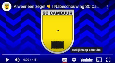 Nabeschouwing SC Cambuur – Jong PSV met Henk de Jong en Remco Balk